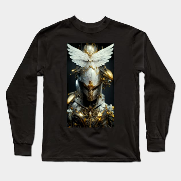 The fallen archangel Long Sleeve T-Shirt by qaisarkhan101